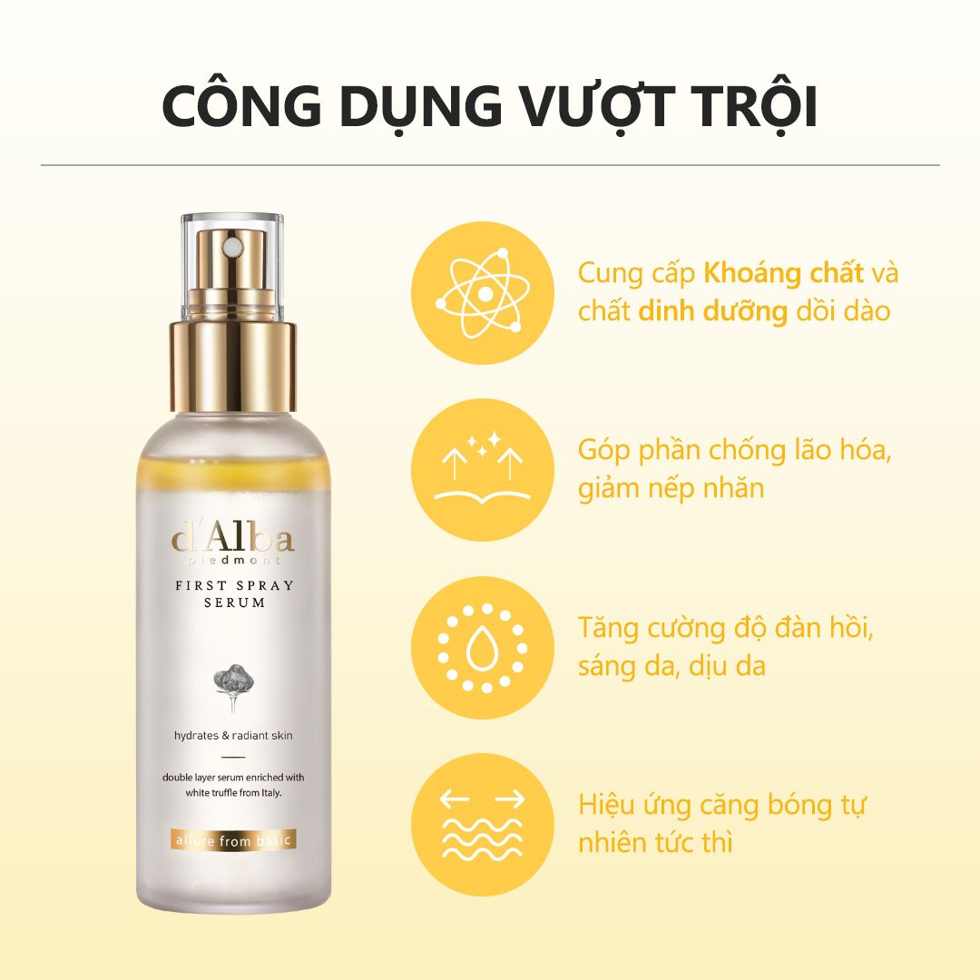 Mô tả Combo 2 Chai Serum dạng xịt căng bóng 100ml First Spray Serum - 5