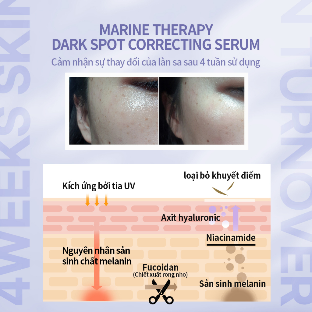 Mô tả Serum cấp ẩm làm sáng da ALWAYS BE PURE  -  Marine Therapy Dark Spot Correcting Serum 50ml - 4