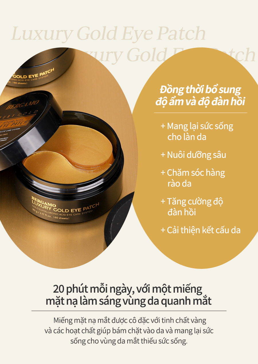 Mô tả Mặt Nạ Mắt Tinh Chất Vàng 24K 90g Cao Cấp - 4