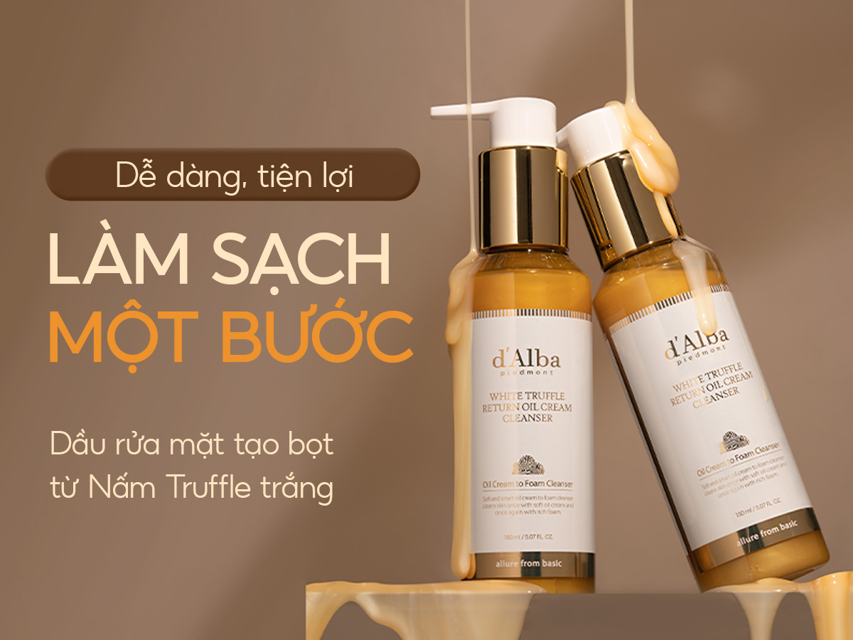 Mô tả Dầu rửa mặt tạo bọt thuần chay Return Oil Cream Cleanser 150ml - 1