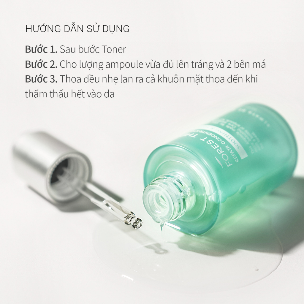 Mô tả Ampoule làm dịu ngừa mụn ALWAYS BE PURE Forest Therapy Repair Concentrated Ampoule 50ml - 8