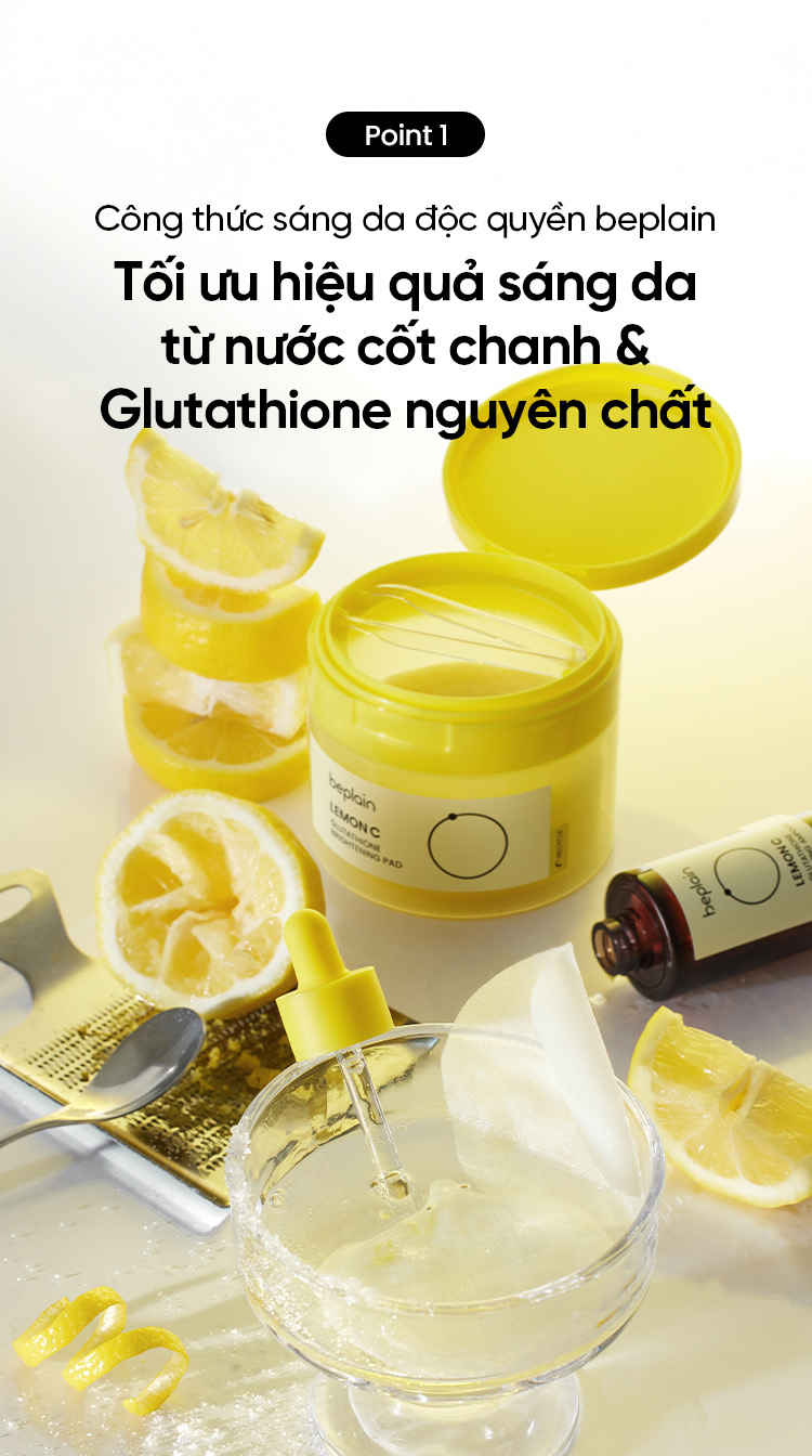 Mô tả Serum beplain Vita C từ nước cốt chanh và Glutathione tinh khiết 98% dưỡng sáng da căng bóng 30ml - 3