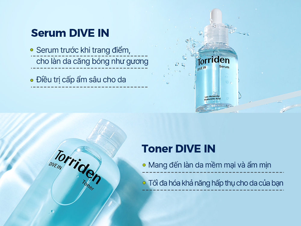 Mô tả [SET] Toner và Serum DIVE IN, 300ml+50ml - 5