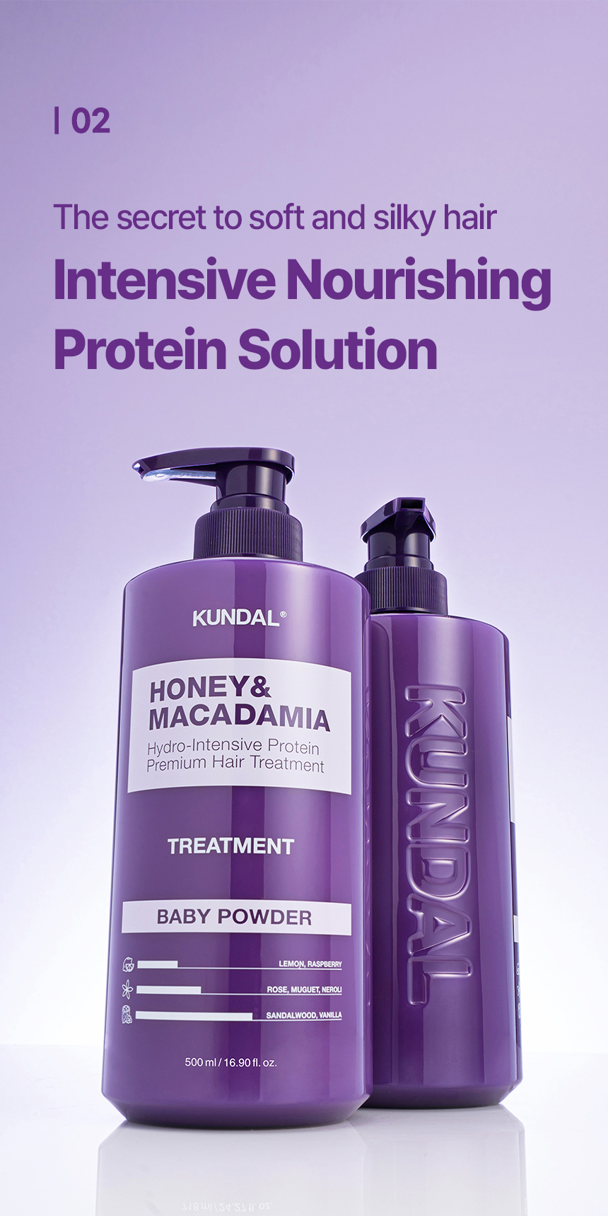Mô tả dưỡng tóc Protein KUNDAL 500ml - 4