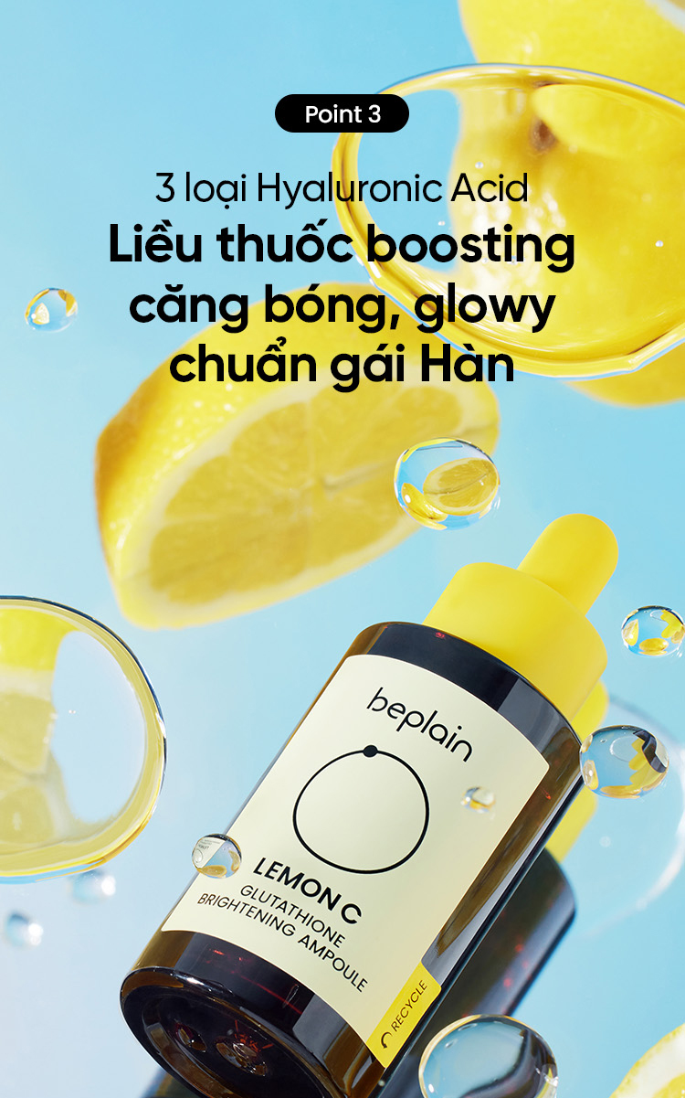 Mô tả Serum beplain Vita C từ nước cốt chanh và Glutathione tinh khiết 98% dưỡng sáng da căng bóng 30ml - 7