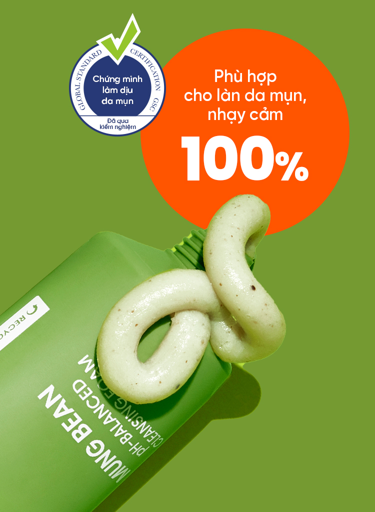 Mô tả Sữa rửa mặt BEPLAIN Đậu Xanh cân bằng độ pH 160ml - 7