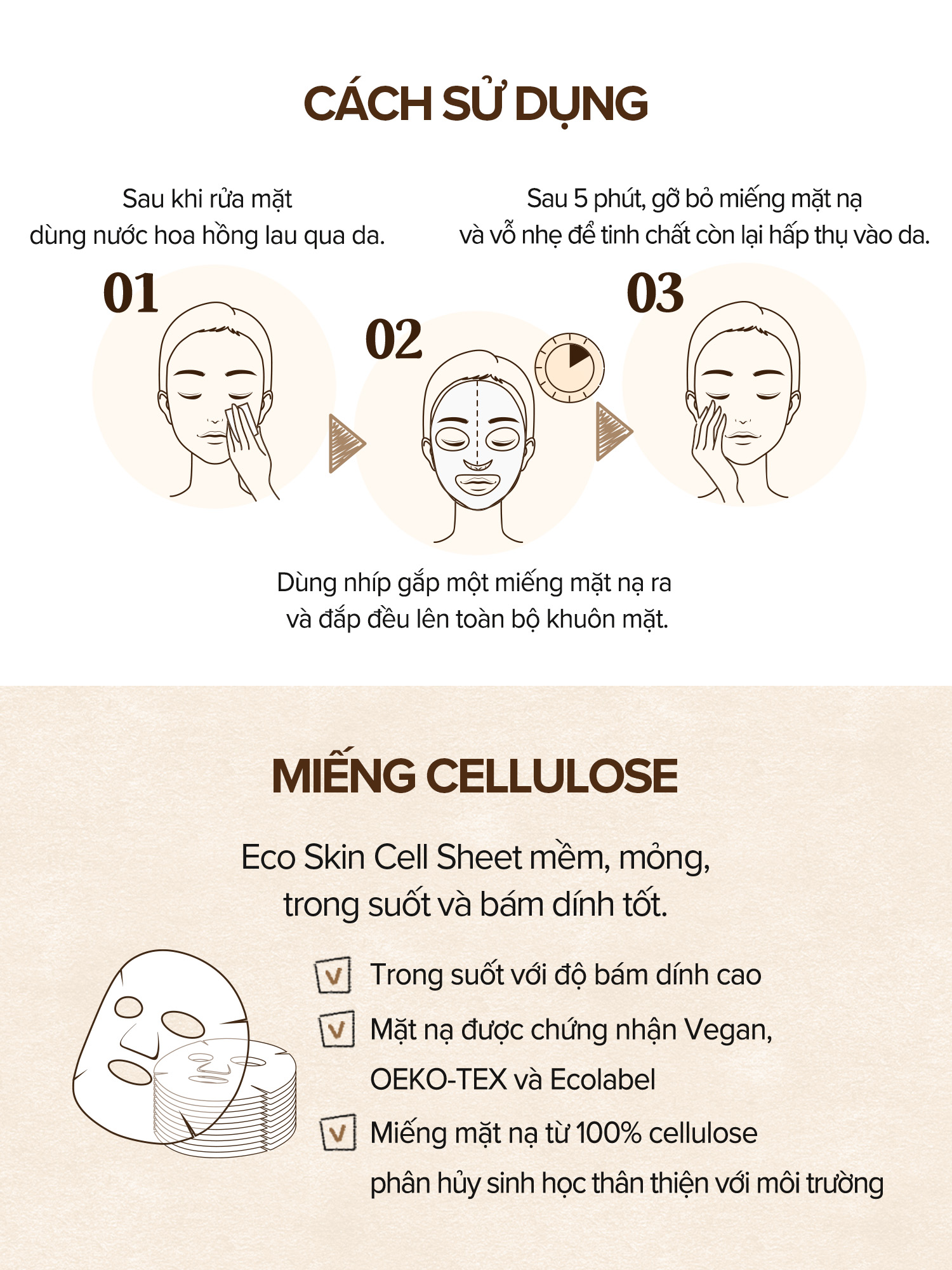 Mô tả Mặt nạ hàng ngày dưỡng trắng da tinh chất gạo 30 miếng / Da sáng rạng rỡ / Làm sáng và nuôi dưỡng làn da khô / Rice Brightening Daily Mask - 7