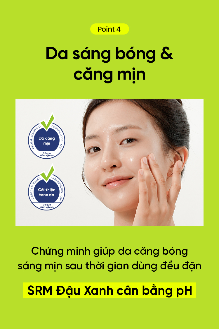 Mô tả Sữa rửa mặt BEPLAIN Đậu Xanh cân bằng độ pH 80ml - 10