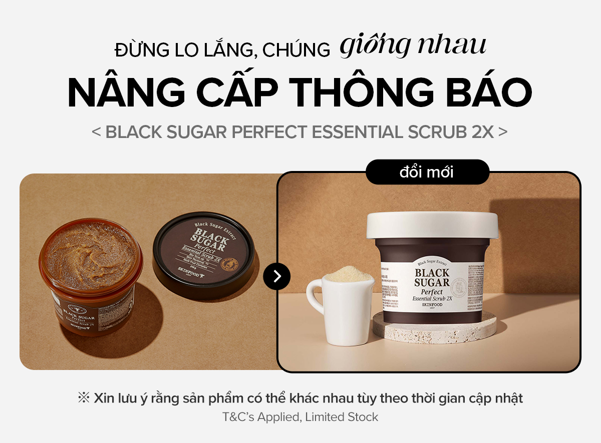 Mô tả Tẩy tế bào chết đường đen loại bỏ mụn đầu đen & dưỡng ẩm Black Sugar Perfect Essential Scrub 2X 100g & 210g - 1