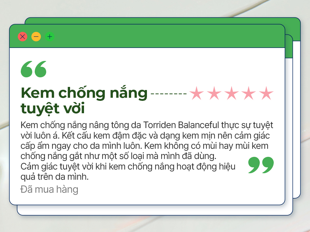 Kem chống nắng Torriden BALANCEFUL CICA