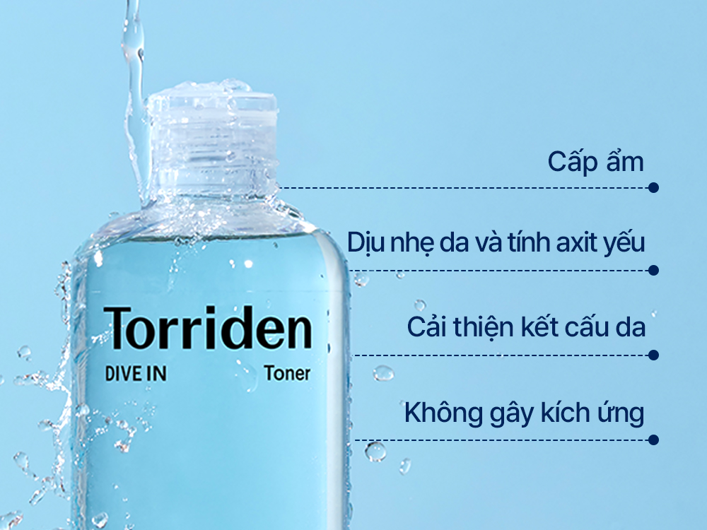 Toner Torriden DIVE IN Key Ingredients