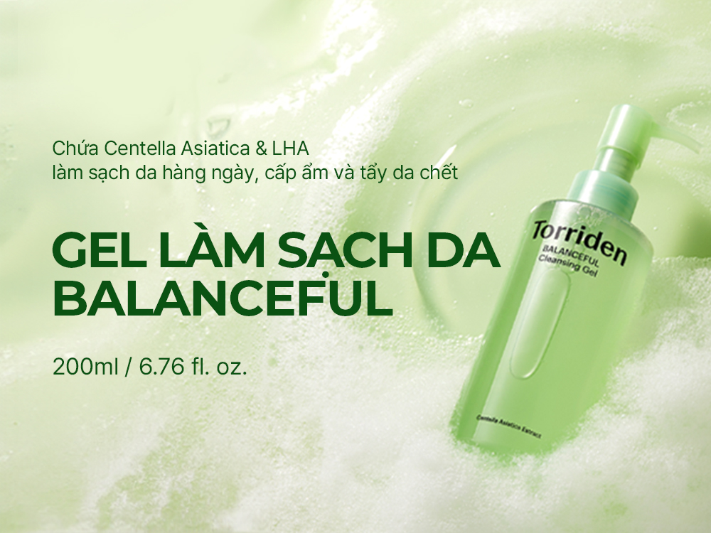 Torriden BALANCEFUL CICA Cleansing Gel Packaging
