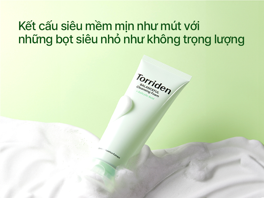 Mô tả Sữa rửa mặt tạo bọt làm sạch da BALANCEFUL CICA, 150ml , Cleansing Foam - 2