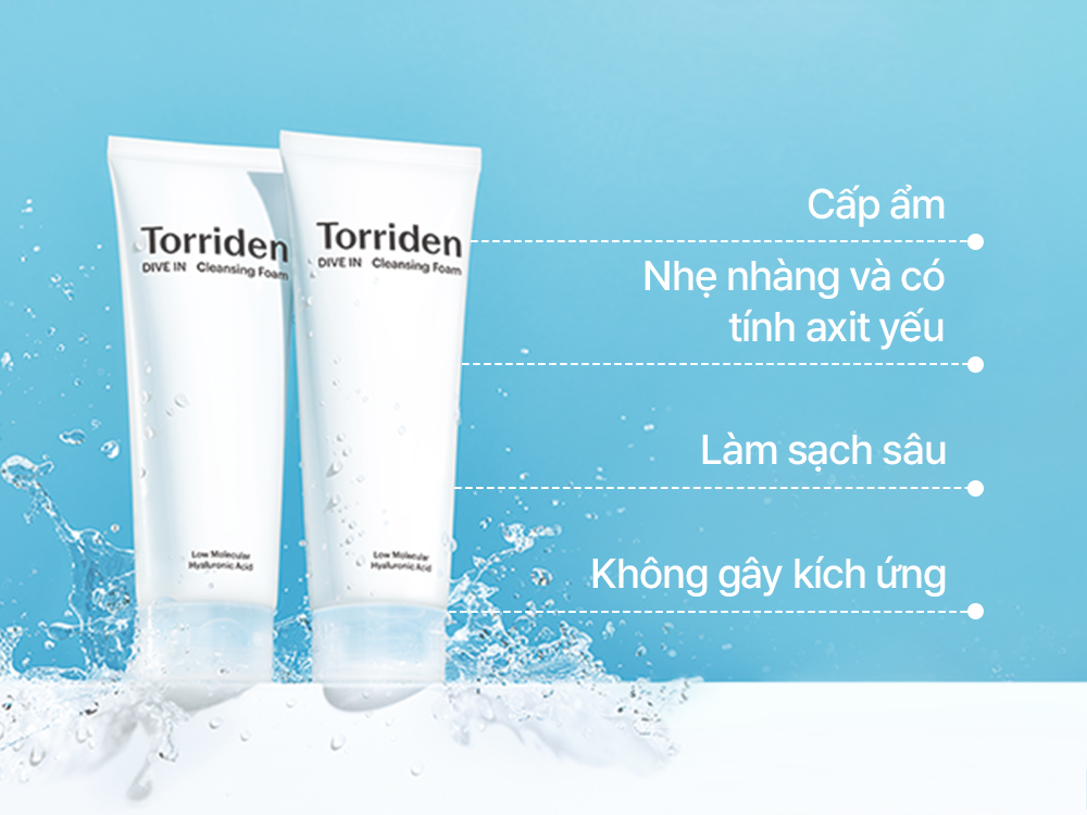 Mô tả [MINI] Sữa rửa mặt tạo bọt làm sạch da DIVE IN chứa Hyaluronic Acid, 30ml, Cleansing Foam - 4