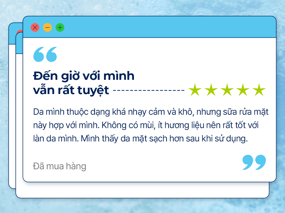 Mô tả [MINI] Sữa rửa mặt tạo bọt làm sạch da DIVE IN chứa Hyaluronic Acid, 30ml, Cleansing Foam - 10