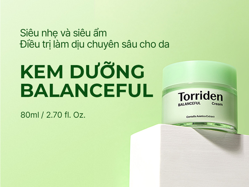 Kem dưỡng Torriden BALANCEFUL CICA 80ml