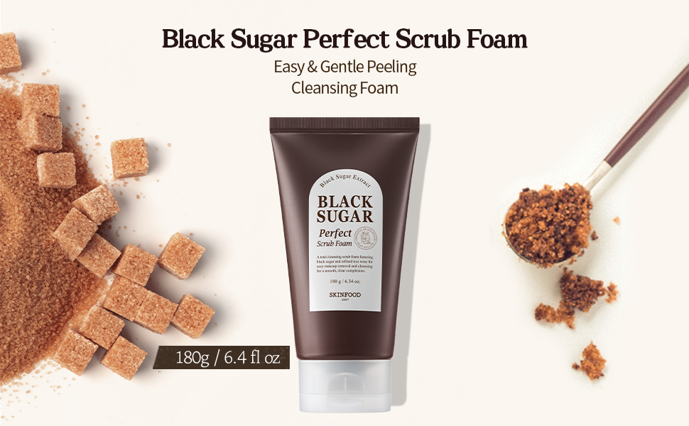 Mô tả Sữa rữa mặt đường đen tạo bọt làm sạch nhẹ nhàng Black Sugar Perfect Scrub Foam 180ml - 1