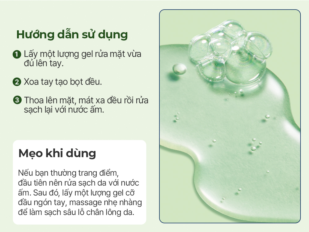 Mô tả Gel làm sạch da BALANCEFUL CICA, 200ml, Cleansing Gel - 6