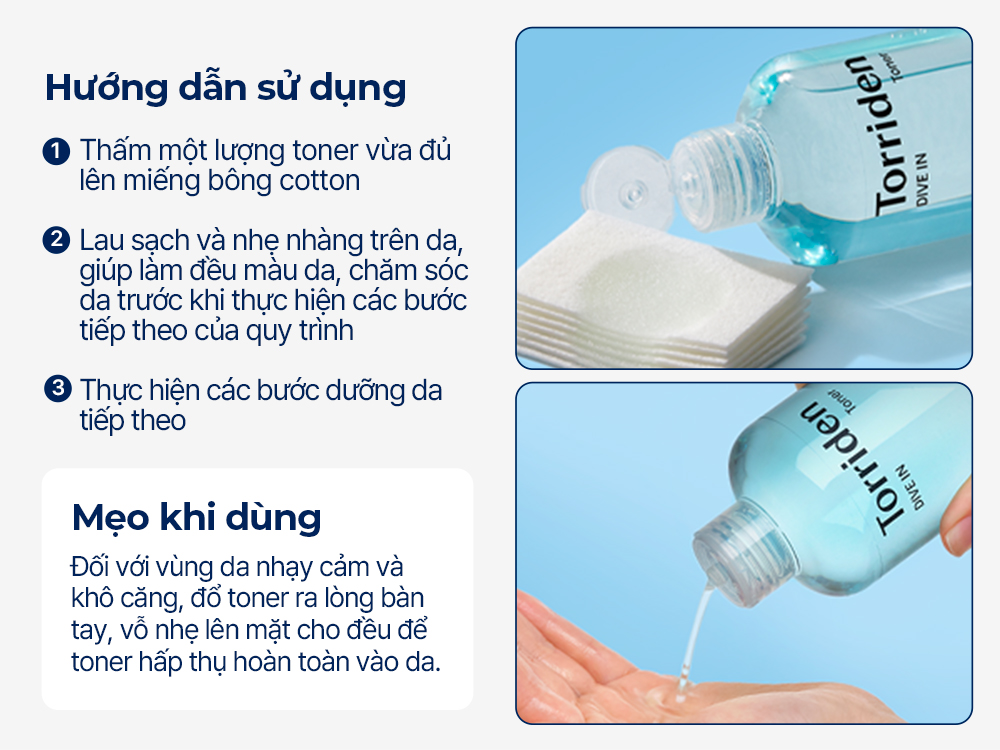Toner Torriden DIVE IN How to Use 1