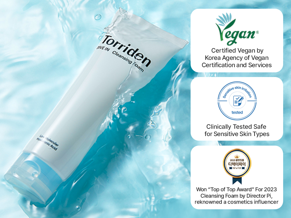 Mô tả Sữa rửa mặt tạo bọt làm sạch da DIVE IN chứa Hyaluronic Acid, 150ml, Cleansing Foam - 5