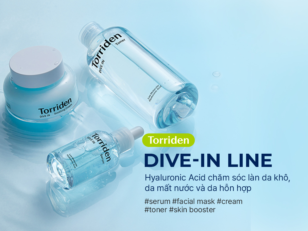 Mô tả [MINI] Sữa rửa mặt tạo bọt làm sạch da DIVE IN chứa Hyaluronic Acid, 30ml, Cleansing Foam - 11