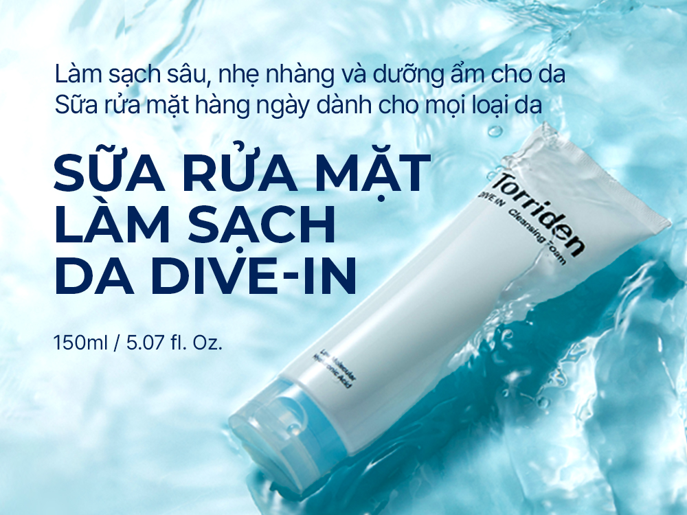 Sữa rửa mặt Torriden Dive In 30ml