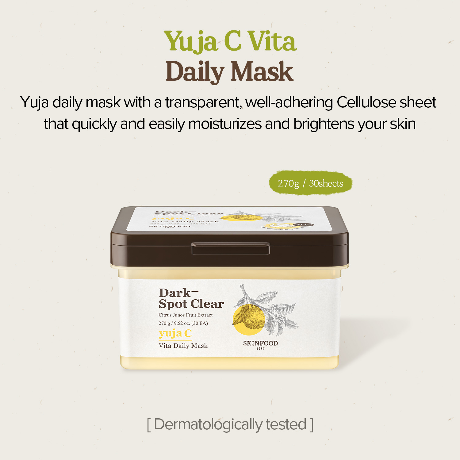 Mặt Nạ Daily Sheet Mask SKINFOOD Thành phần Cà rốt