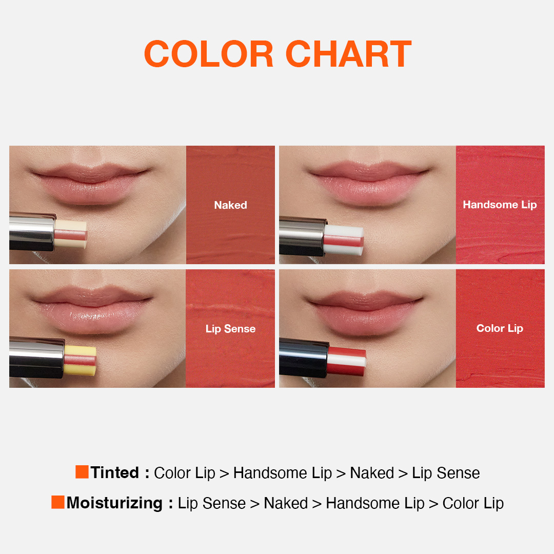 Mô tả Ghép baTM Môi 4 Loại (LIP TRIPLE TM Lip khỏa thân / TRIPLE TM Lip Sense / TRIPLE LIP TM Môi đẹp trai / LIP TRIPLE TM Son màu) - 6