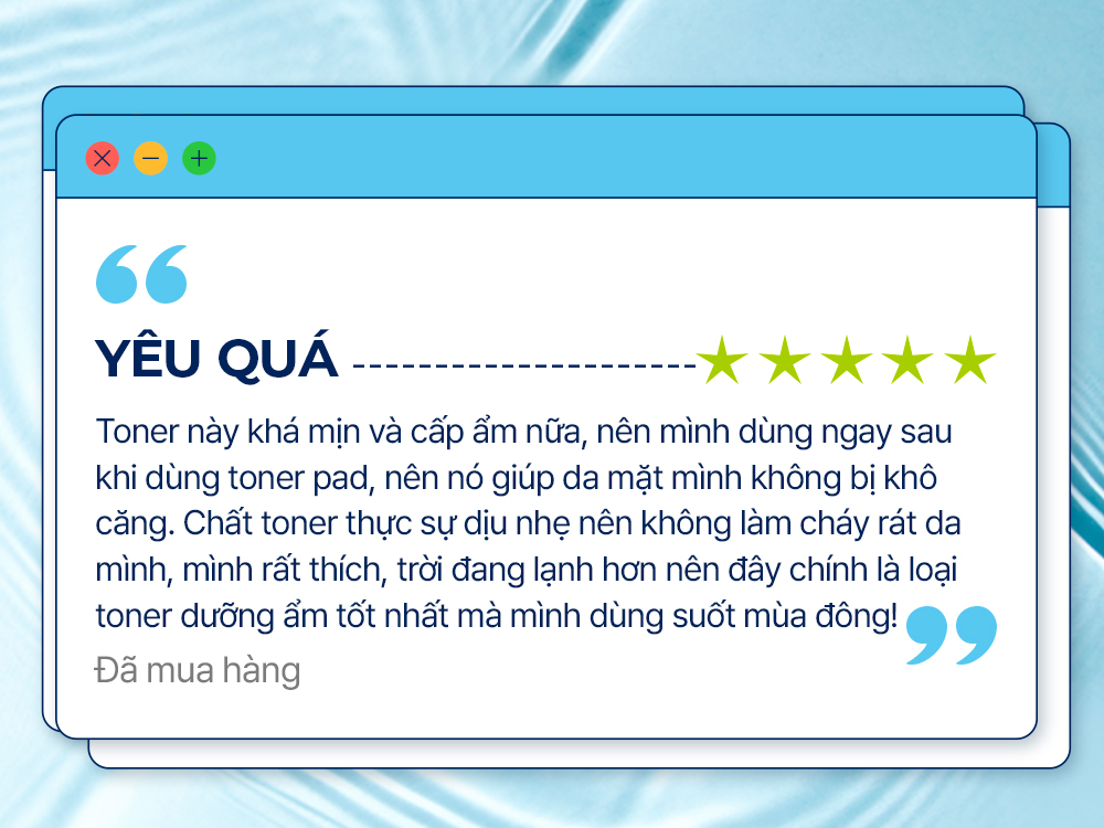Mô tả [MINI] Toner DIVE IN chứa Hyaluronic Acid, 50ml, Toner - 9