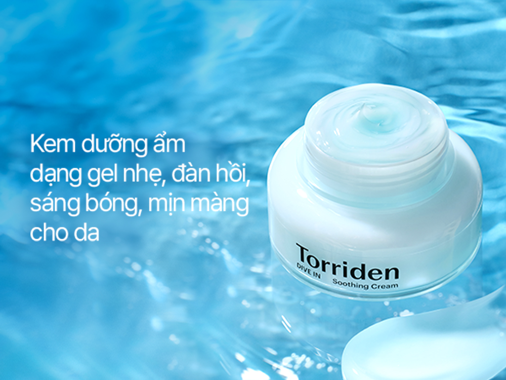 Thành phần kem dưỡng Torriden Dive In