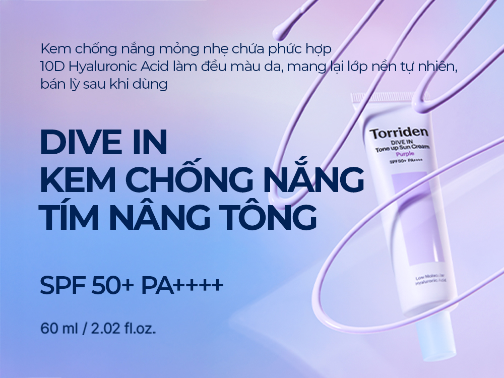 Bao bì kem chống nắng Torriden Dive-In Tone Up