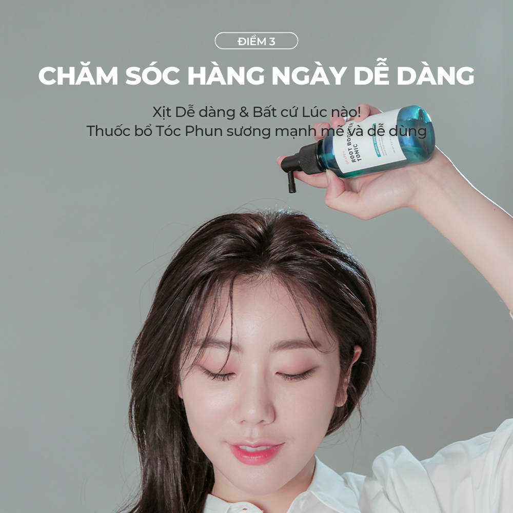 Mô tả Thuốc bổ tăng cường rễ 160ml [Làm mới & làm mát da đầu, chiết xuất thảo mộc tự nhiên 100%, chống rụng tóc] - 6
