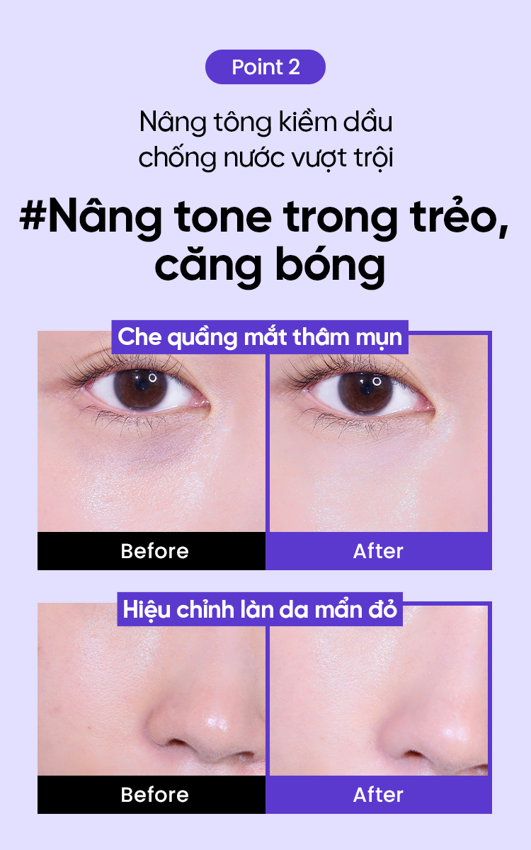 Mô tả Kem chống nắng BEPLAIN Sunmuse lai Vật Lý & Hoá Học Nâng Tone & Hiệu chỉnh da Matte Mịn lì SPF 50+ PA++++ 50mL - 5