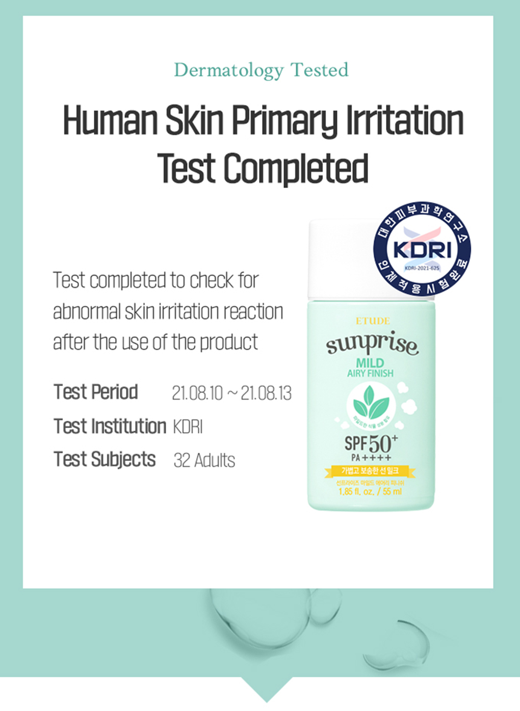 Mô tả Kem chống nắng nhẹ ETUDE Sunprise SPF50 + PA + + + + - 4