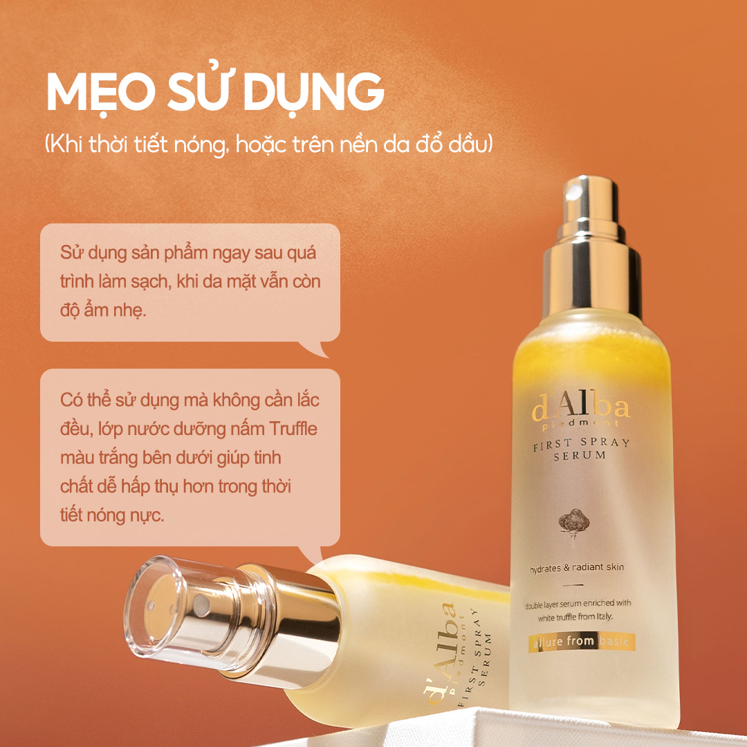 Mô tả Combo 2 Chai Serum dạng xịt căng bóng 100ml First Spray Serum - 9