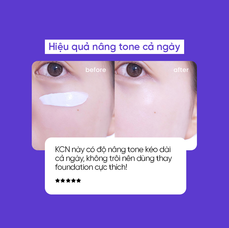 Mô tả [Combo độc quyền 50ml X2] Kem chống nắng BEPLAIN Sunmuse lai Vật Lý & Hoá Học Nâng Tone & Hiệu chỉnh da Matte Mịn lì SPF 50+ PA++++ 50mL + 50ml - 5