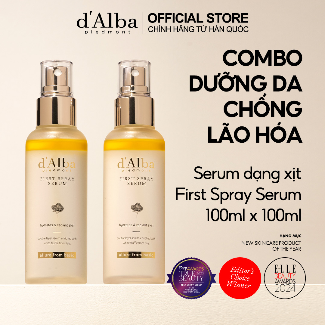 Mô tả Combo 2 Chai Serum dạng xịt căng bóng 100ml First Spray Serum - 3