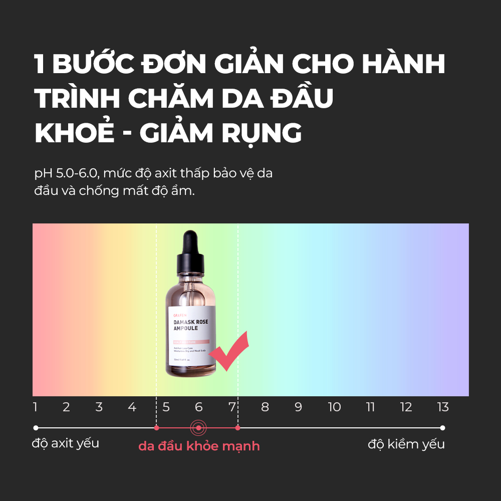 Mô tả Damask Rose Moisture Ampoule 50ml [Kiểm soát mùi & dưỡng ẩm da đầu, Nước hoa hồng Damask 100.000ppm, 10 loại chiết xuất thảo dược tự nhiên] - 5
