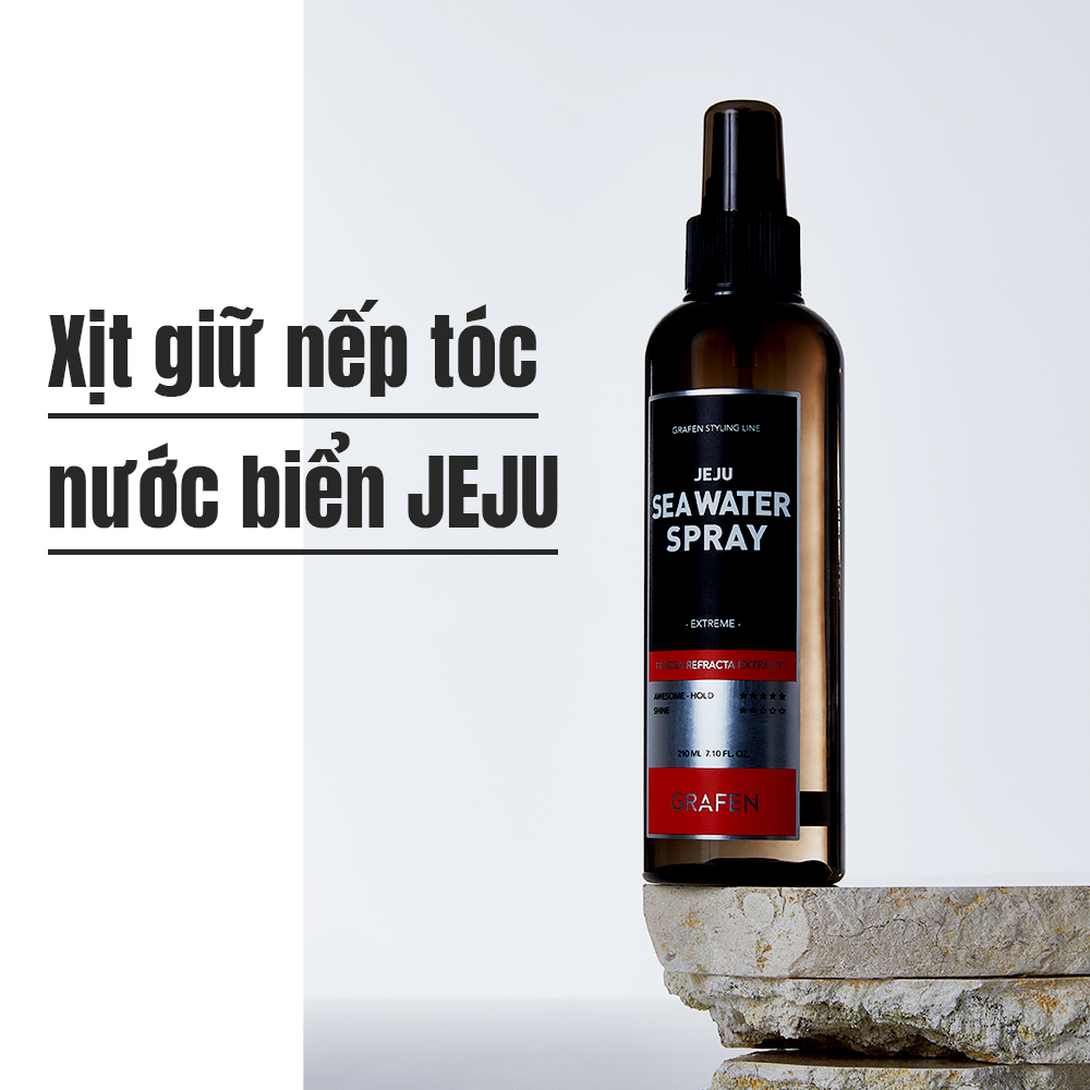 Mô tả Xịt Nước Biển Jeju 210ml [Dụng Cụ Tạo Kiểu Tóc, Tóc Ướt, 100% Freesia Refracta Extract] - 1