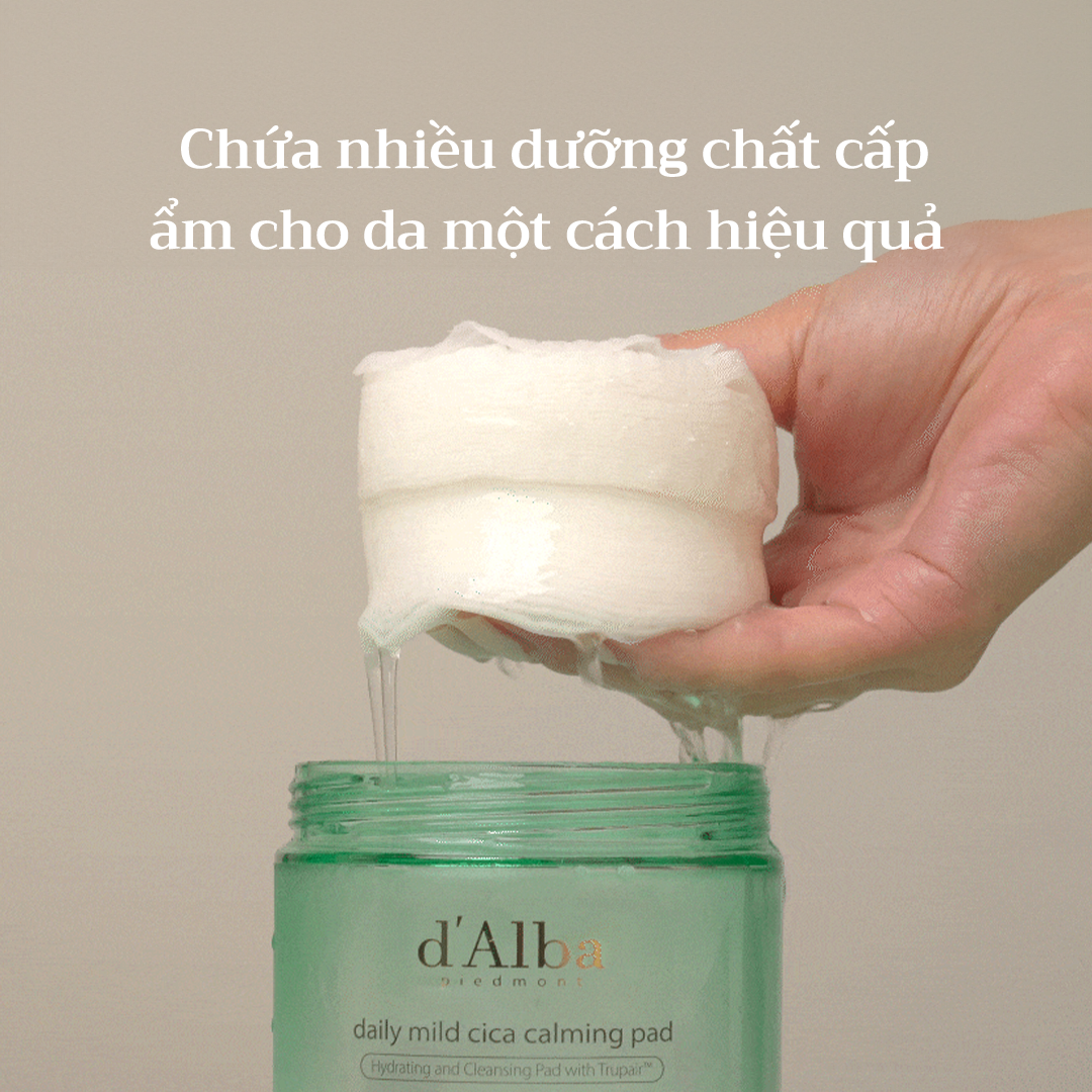 Mô tả Toner Pad rau má cấp ẩm và tẩy da chết dịu nhẹ hàng ngày (50 miếng,165ml) - 3