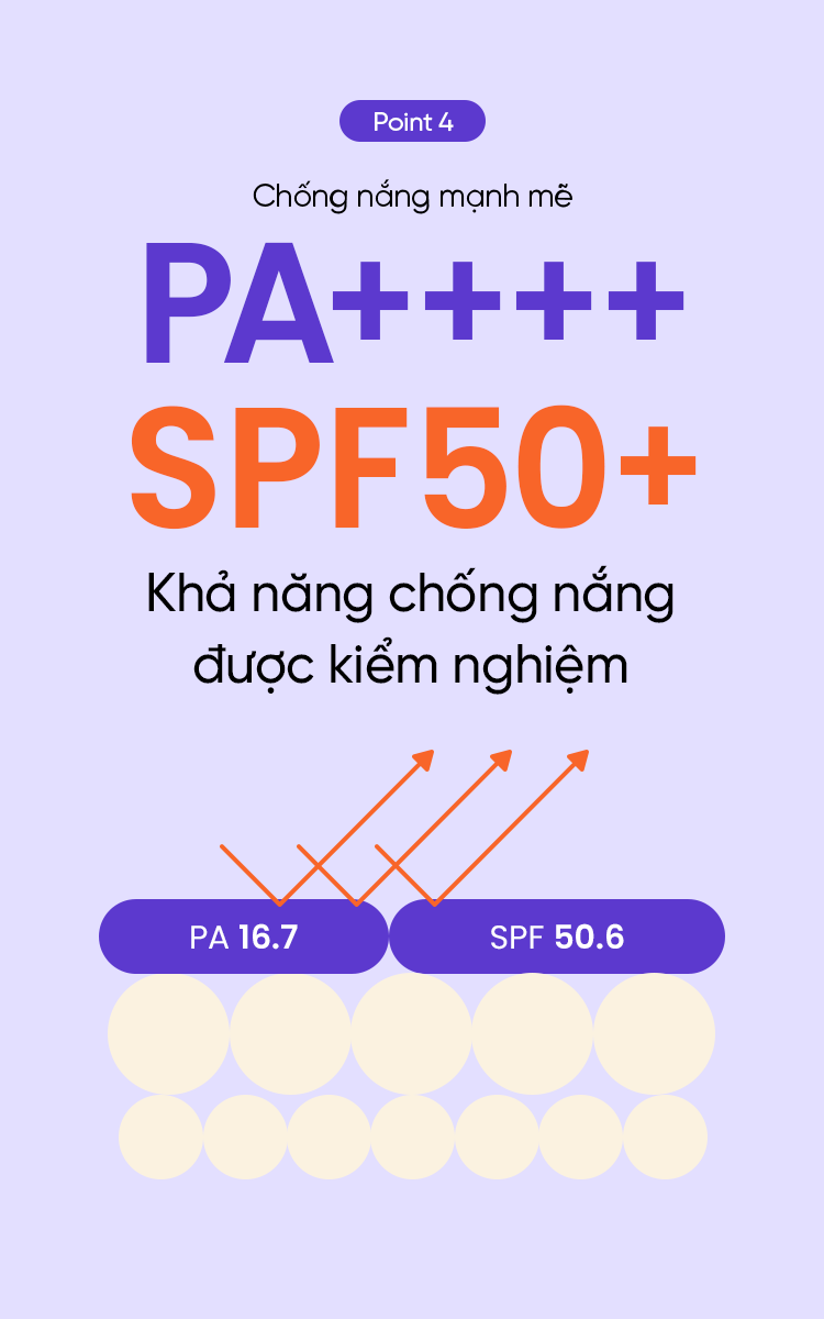 Mô tả Kem chống nắng BEPLAIN Sunmuse lai Vật Lý & Hoá Học Nâng Tone & Hiệu chỉnh da SPF 50+ PA++++ 50ml - 10