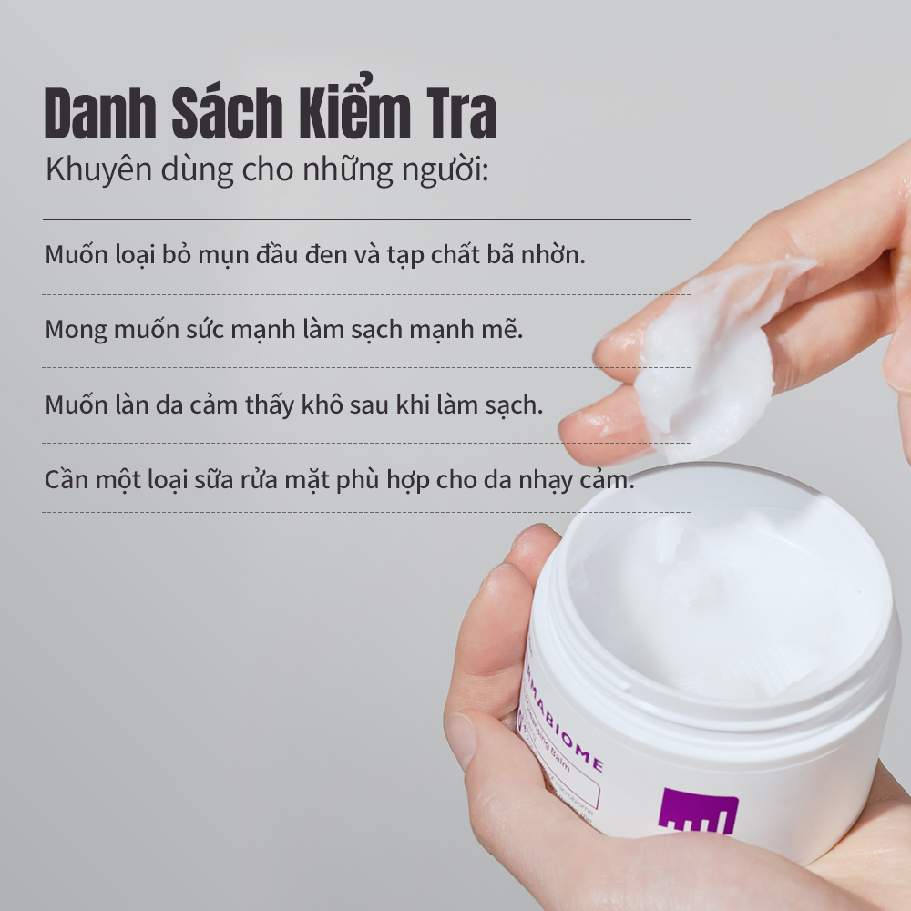 Mô tả Sữa rửa mặt hoàn hảo DERMABIOME 80g [Sữa rửa mặt / Sữa rửa mặt / Tẩy trang / Làm sạch sâu / Làm sáng da] - 8