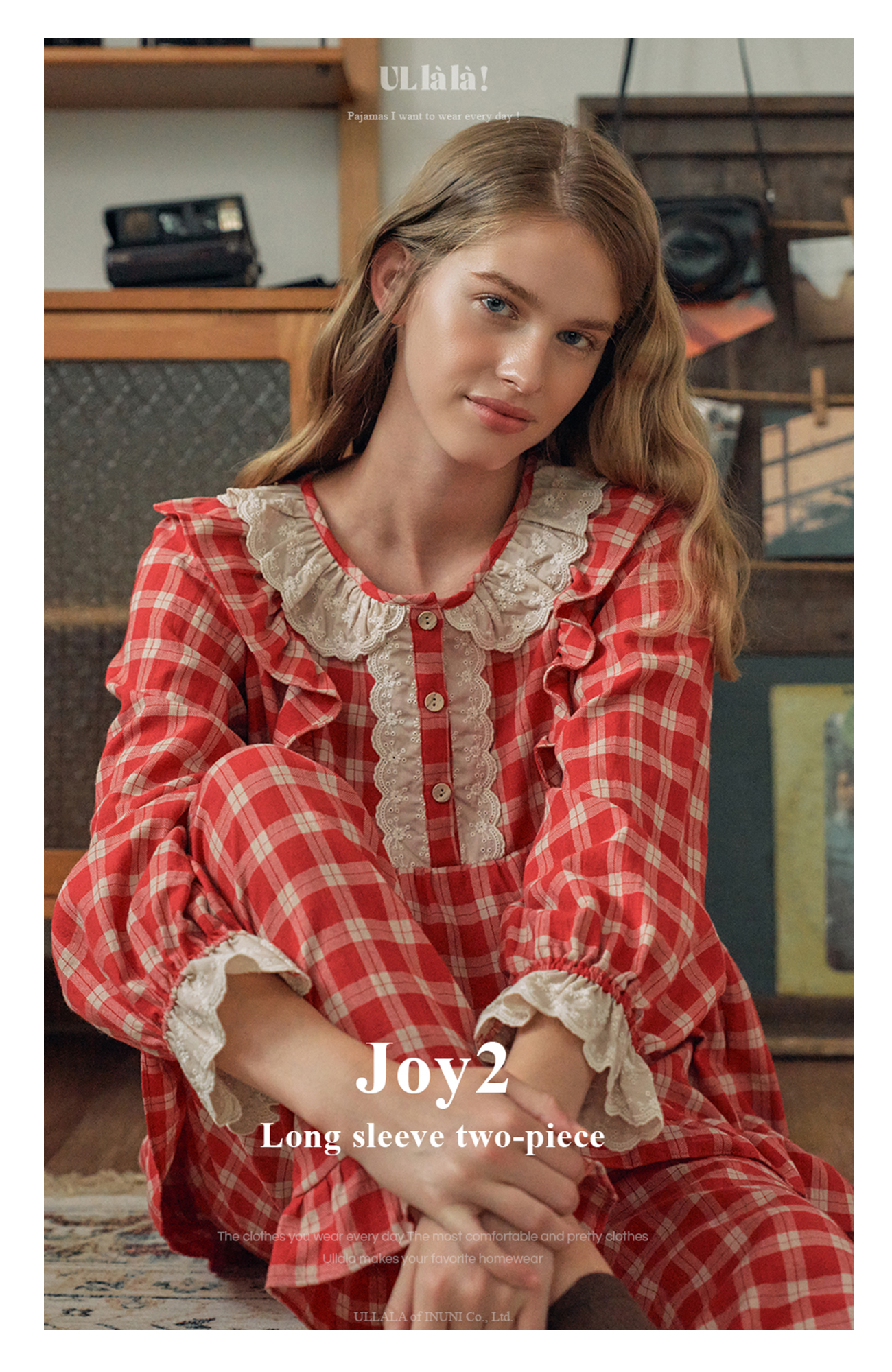 [MALL CHÍNH HÃNG] (24262WTLLN) ULLALA PYJAMAS Joy2 Set đồ bộ ngủ nữ mặc ...