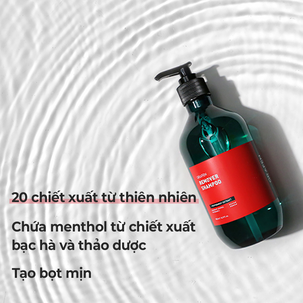 Mô tả Dầu Gội Tẩy 500ml [Thành Phần Menthol Tự Nhiên 99%, 20 loại chiết xuất tự nhiên] - 5