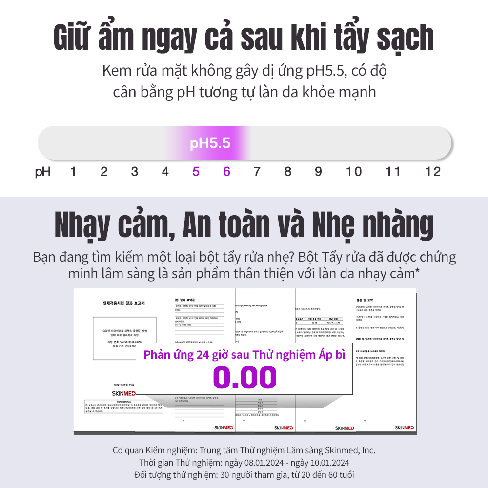 Mô tả Sữa rửa mặt DERMABIOME Vita Enzyme 40g [Sữa rửa mặt / Sữa rửa mặt / Làm sáng da / Vitamin c / Làm sạch sâu] - 5