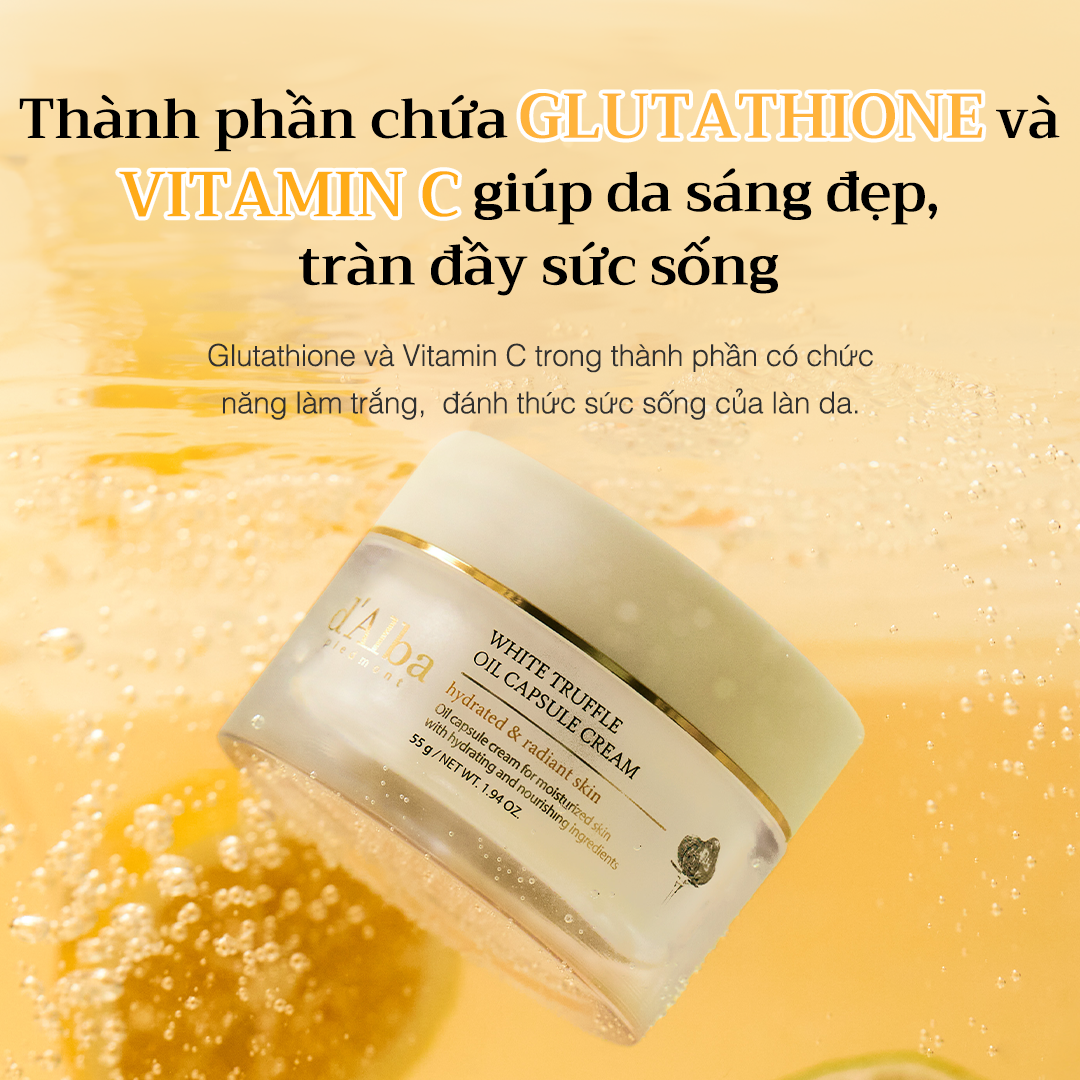 [d'Alba Official] Kem dưỡng trắng da và cấp ẩm sâu White Truffle Vita ...