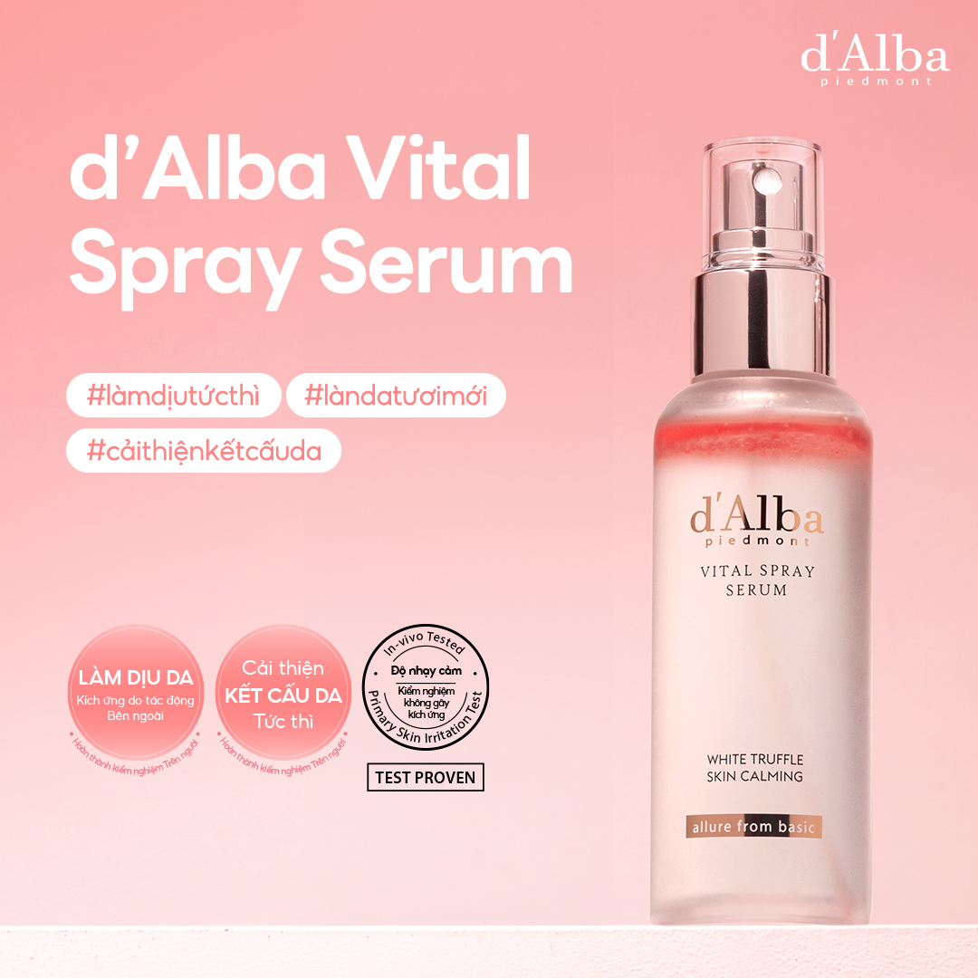 Mô tả Serum dạng xịt thuần chay cấp ẩm và làm dịu da Vital Spray Serum 100ml - 1