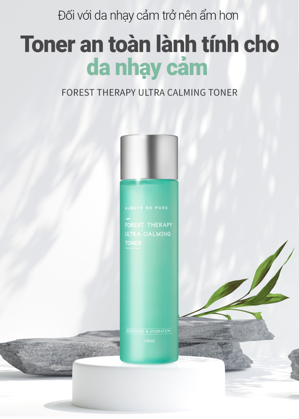 Mô tả Toner làm dịu ngừa mụn ALWAYS BE PURE - Forest Therapy Ultra Calming 150ml (date: 12.12.2026) - 1