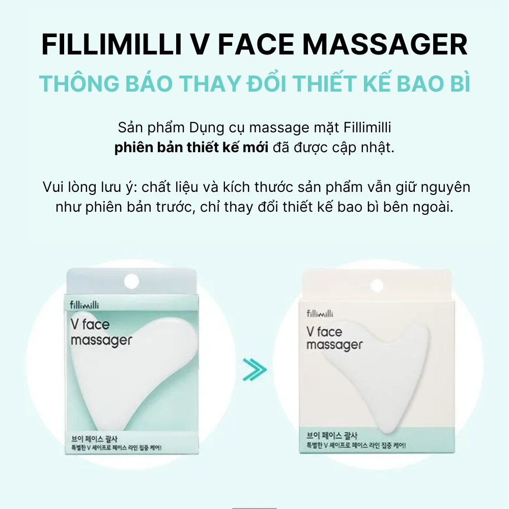Dụng cụ massage vùng mặt và cổ Fillimilli V Face Massager - Olive Young ...