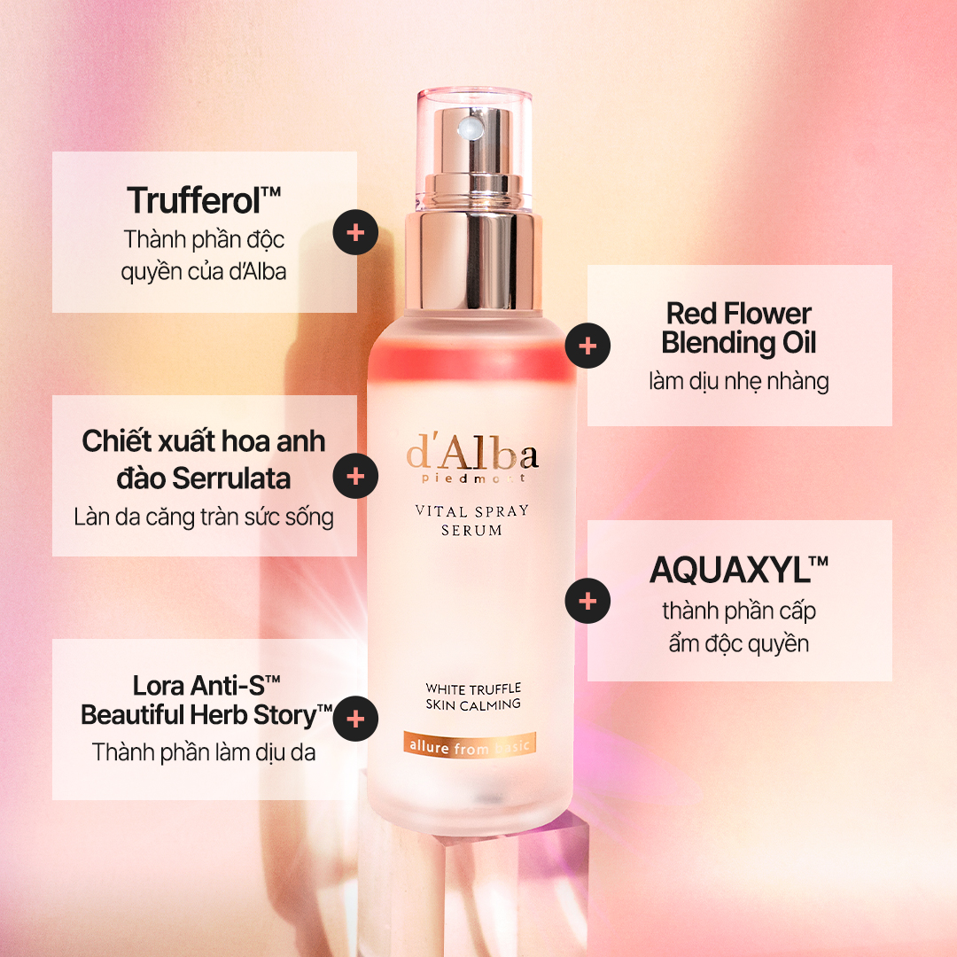 Mô tả Serum dạng xịt thuần chay cấp ẩm và làm dịu da Vital Spray Serum 100ml - 7